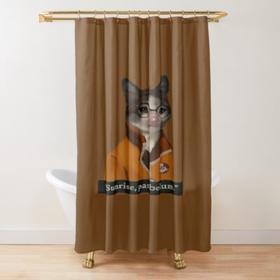 Disco Elysium Kim Catsuragi Shower Curtain