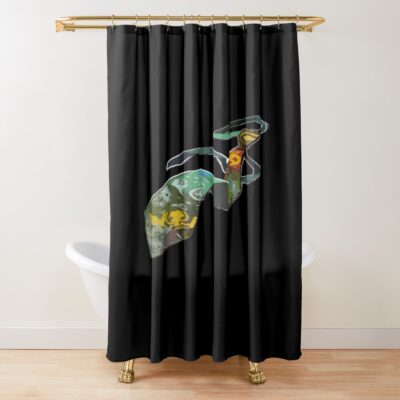 Disco Elysium Horrific Necktie Shower Curtain
