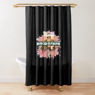 Disco Elysium Watercolor Shower Curtain