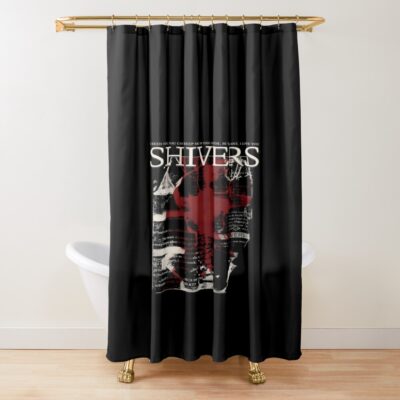Disco Elysium Haunting Shivers Skill Shower Curtain