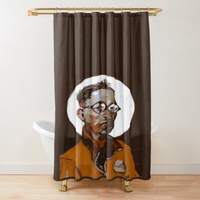 Disco Elysium Kim Kitsuragi Shower Curtain