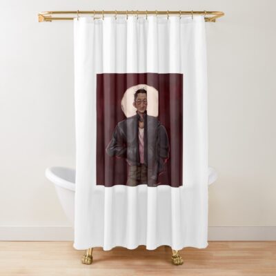 Disco Elysium Halloween Animal Shower Curtain
