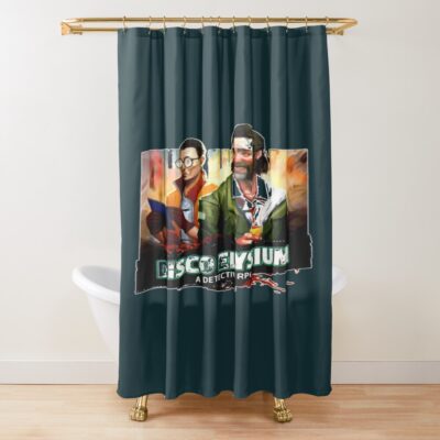 Disco Elysium Passionate Lover Shower Curtain