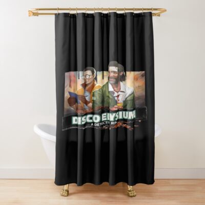 Disco Elysium Devoted Lover Shower Curtain