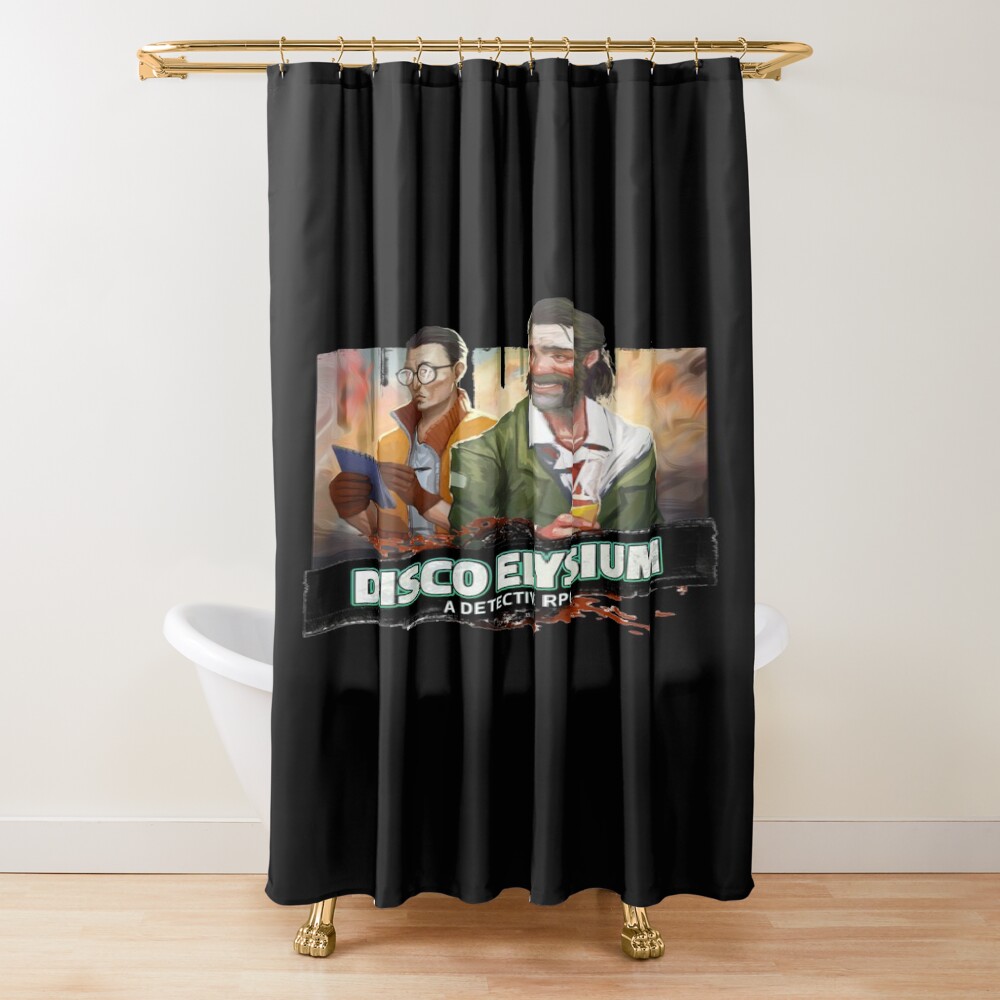 Disco Elysium Devoted Lover Shower Curtain