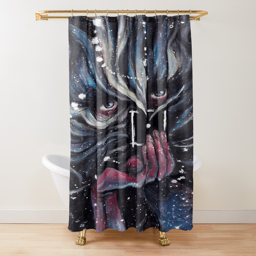 Disco Elysium Detective Game Shower Curtain