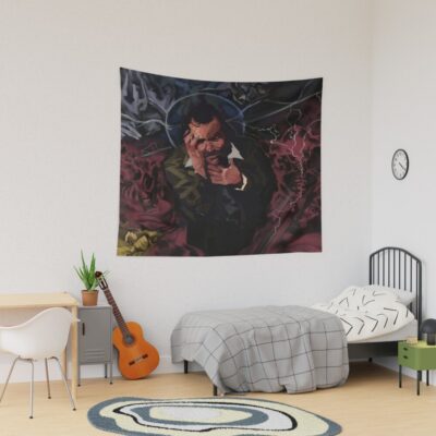 Disco Elysium Artistic Portrait Tapestry
