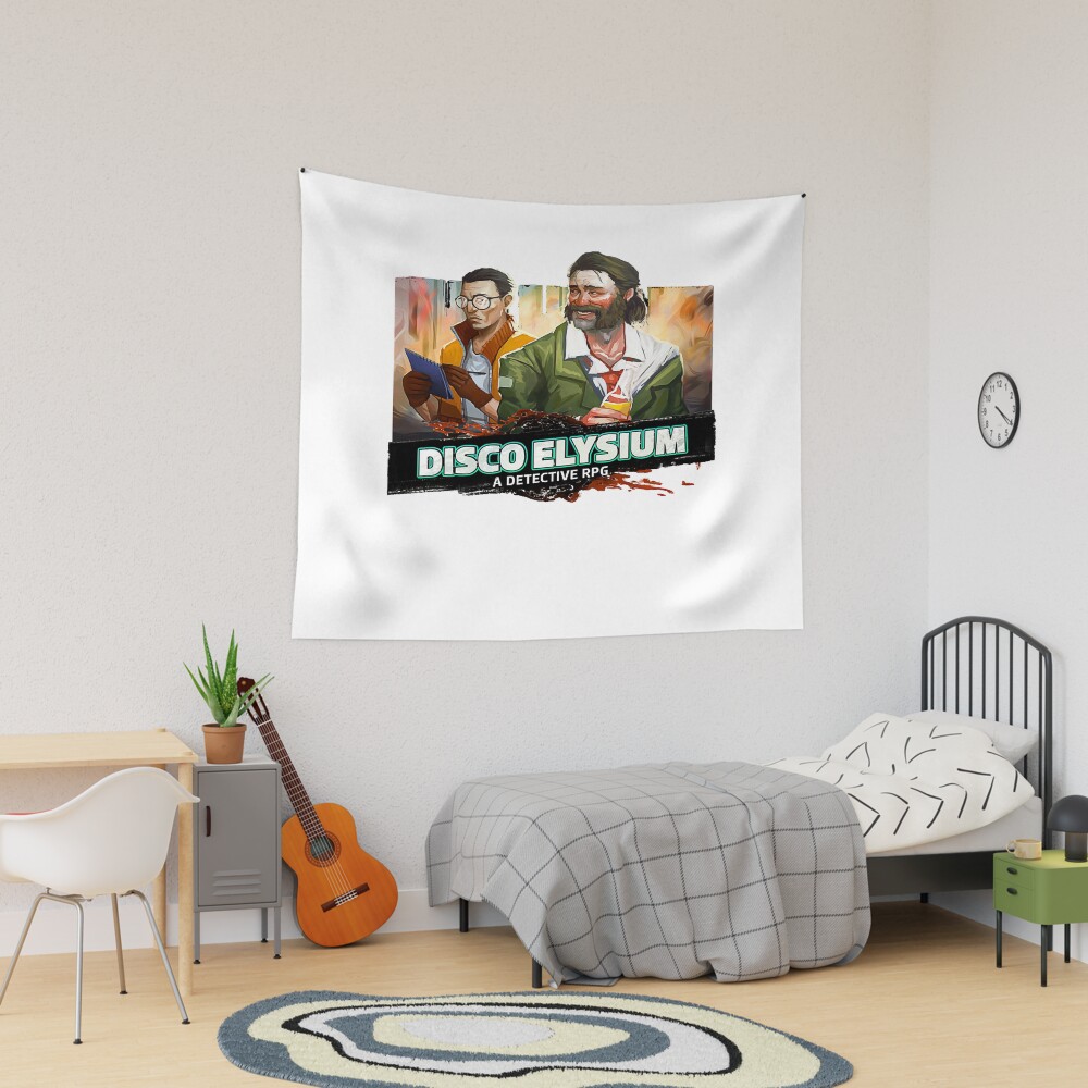 Disco Elysium Thoughtful Fan Gift Tapestry