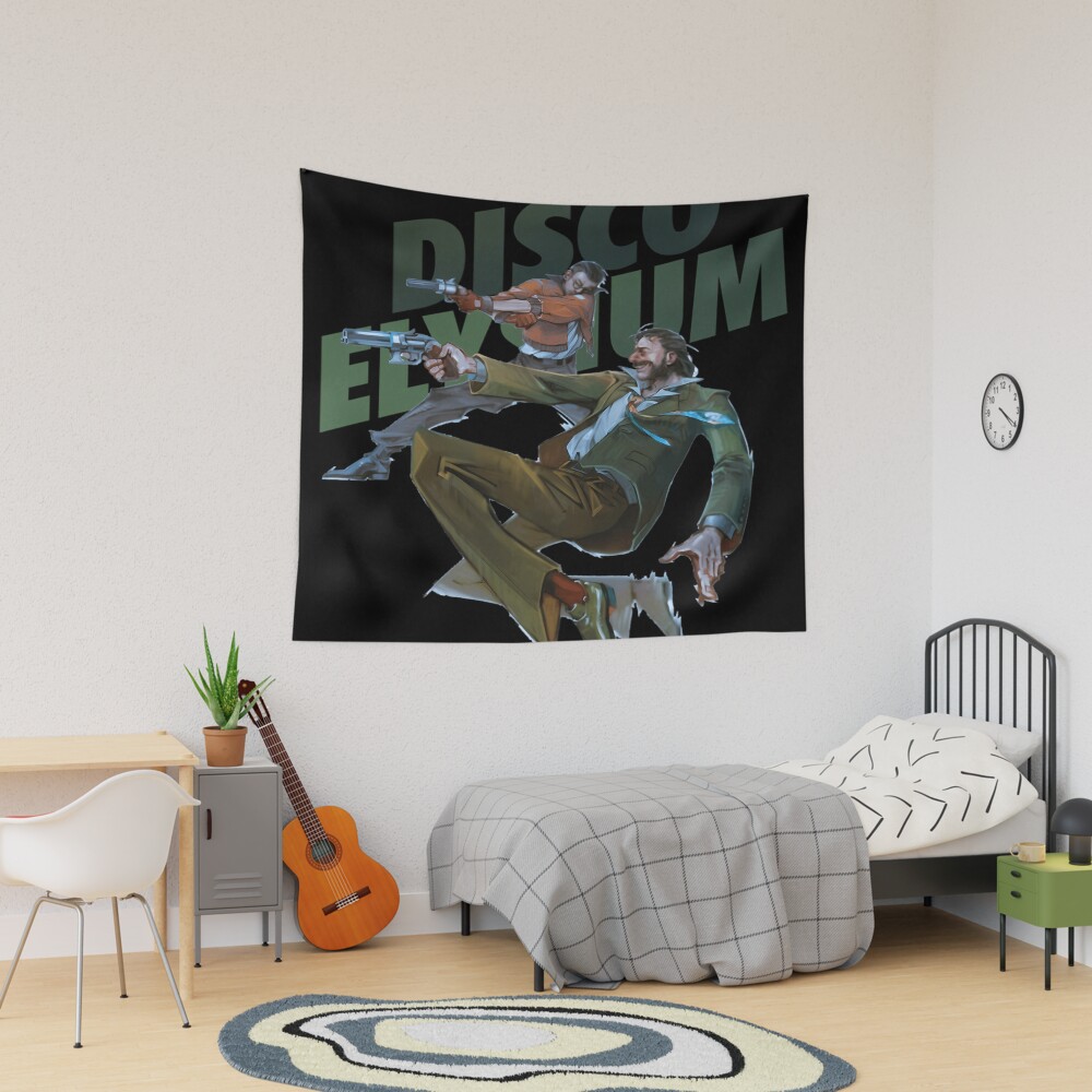 Disco Elysium Funny Gameplay Gift Tapestry