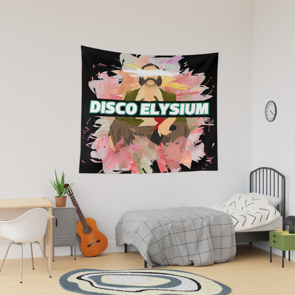 Disco Elysium Watercolor Tapestry