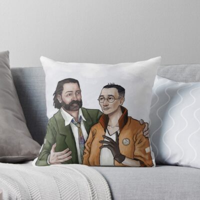 Disco Elysium Good Morning Detective Throw Pillow