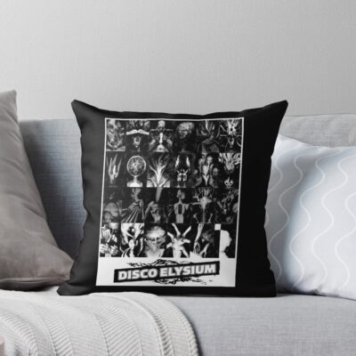 Disco Elysium Skill Chart Throw Pillow