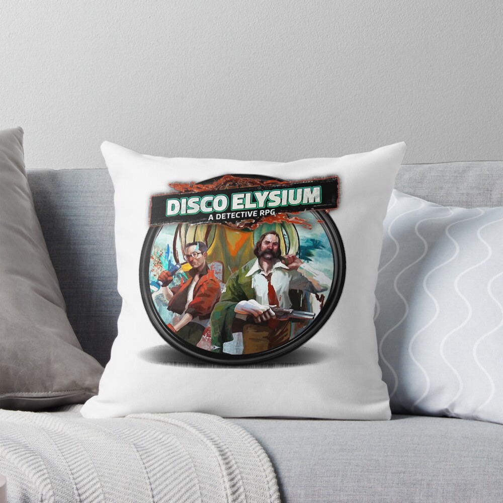 Disco Elysium Gift Idea Throw Pillow