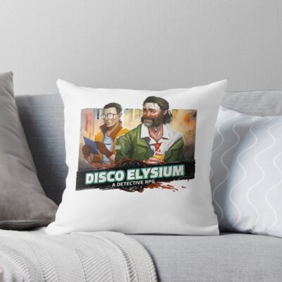 Disco Elysium Thoughtful Fan Gift Throw Pillow
