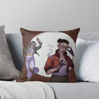 Disco Elysium Harriet On The Dancefloor Throw Pillow