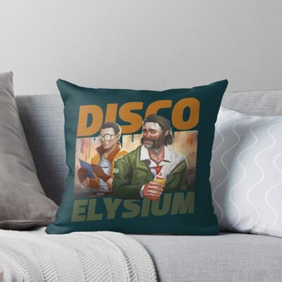 Disco Elysium Noir Detective Throw Pillow