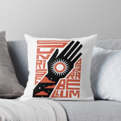 Disco Elysium Sunrise Parabellum Throw Pillow